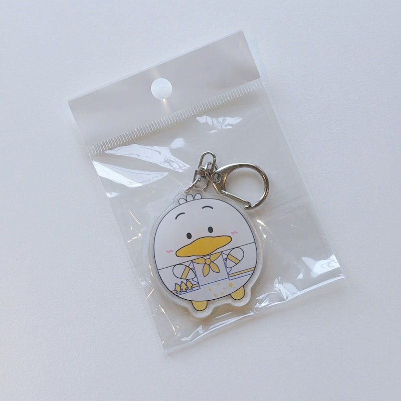 Cartoon Acrylic Keychain Charm