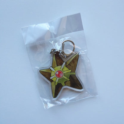 Cartoon Acrylic Keychain Charm