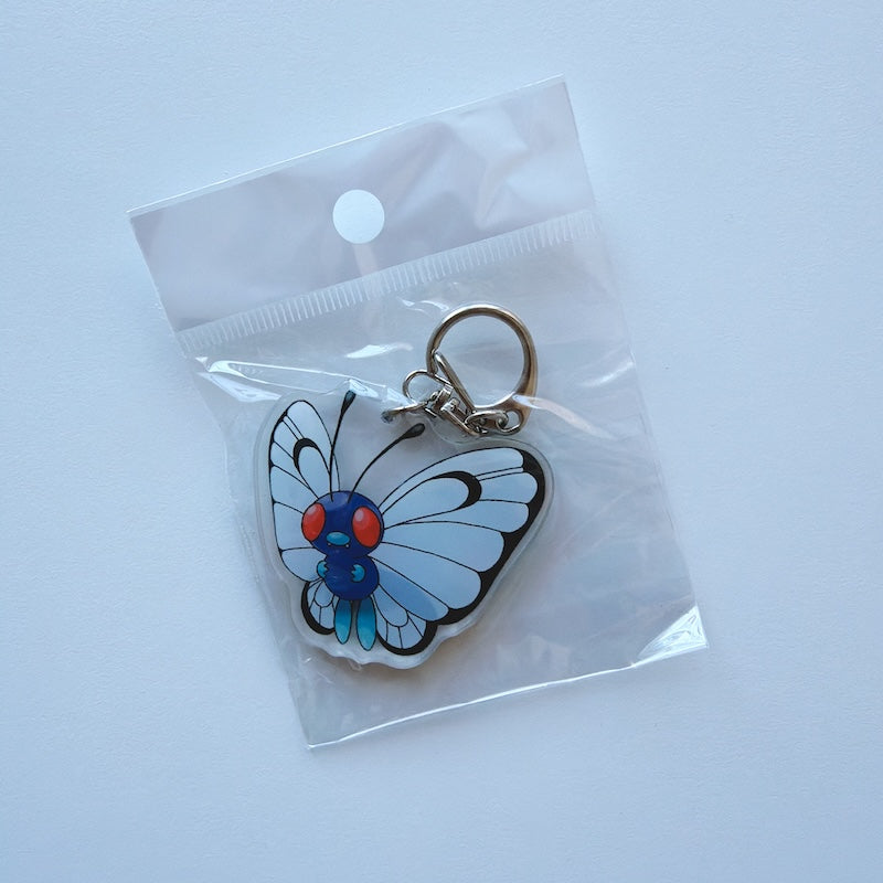 Cartoon Acrylic Keychain Charm