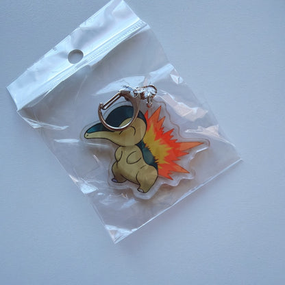 Cartoon Acrylic Keychain Charm