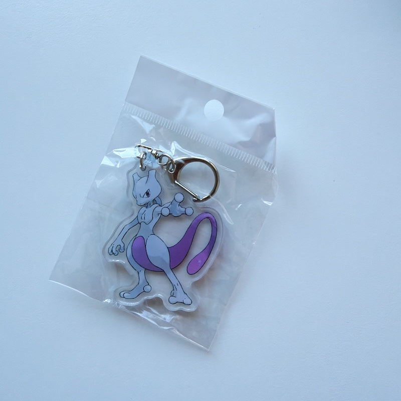 Cartoon Acrylic Keychain Charm