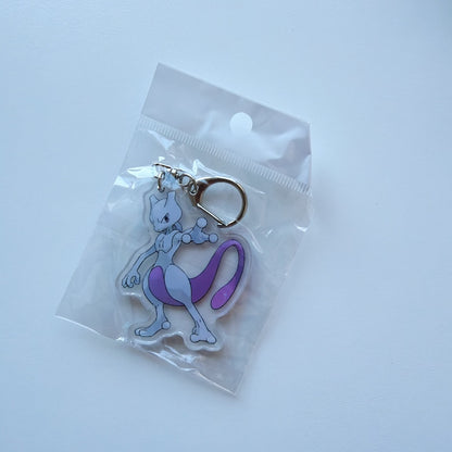 Cartoon Acrylic Keychain Charm
