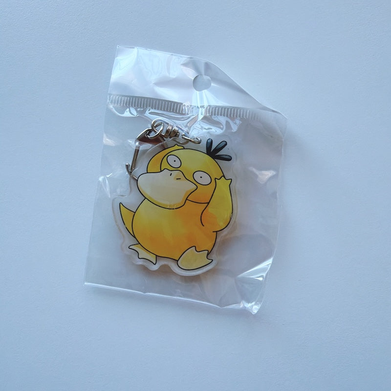 Cartoon Acrylic Keychain Charm