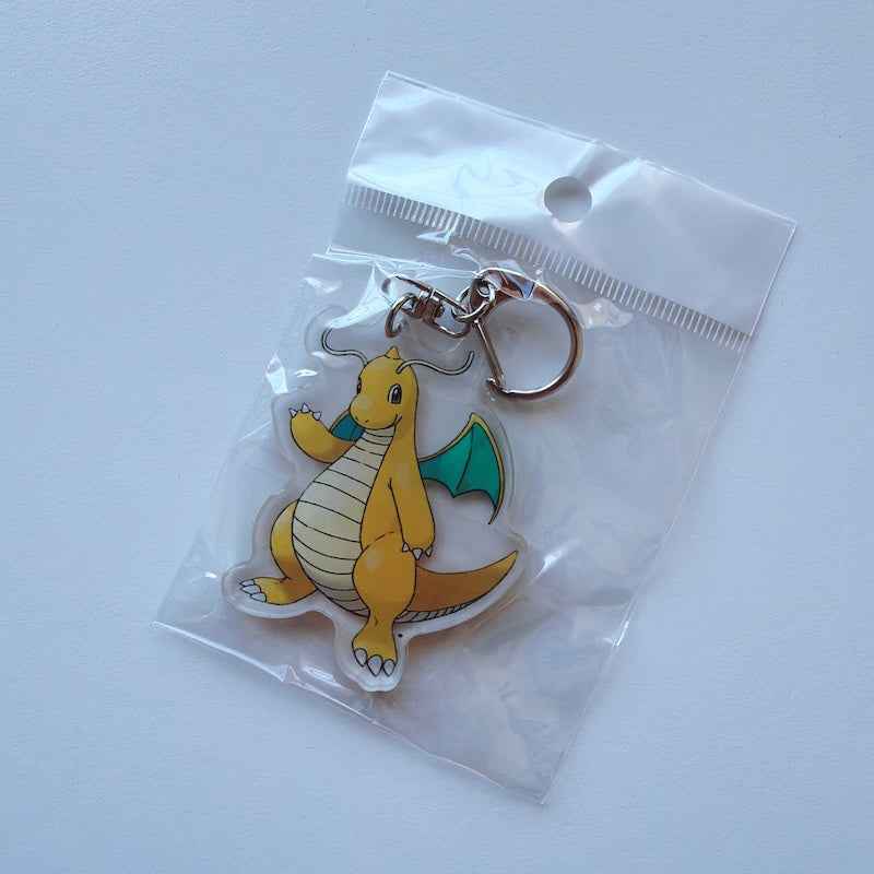 Cartoon Acrylic Keychain Charm