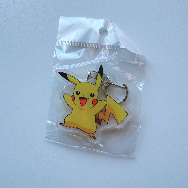 Cartoon Acrylic Keychain Charm