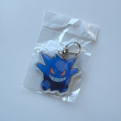 Cartoon Acrylic Keychain Charm