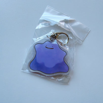 Cartoon Acrylic Keychain Charm