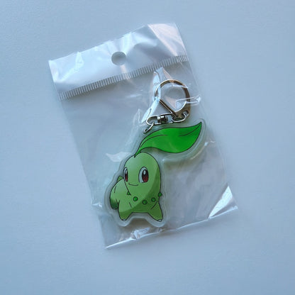 Cartoon Acrylic Keychain Charm
