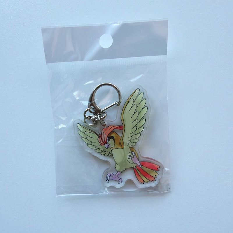 Cartoon Acrylic Keychain Charm