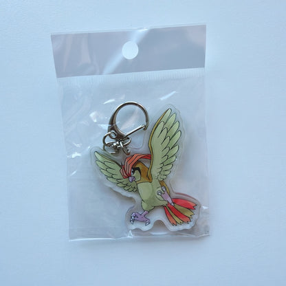 Cartoon Acrylic Keychain Charm
