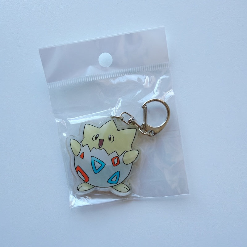 Cartoon Acrylic Keychain Charm