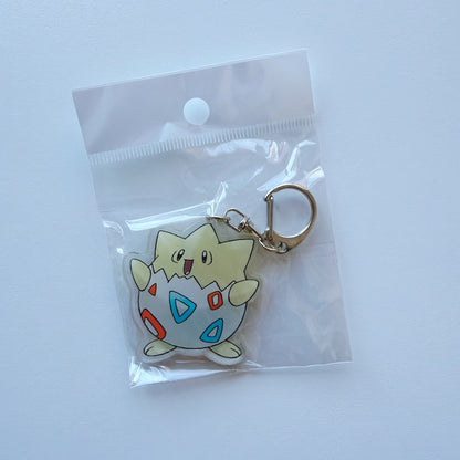 Cartoon Acrylic Keychain Charm