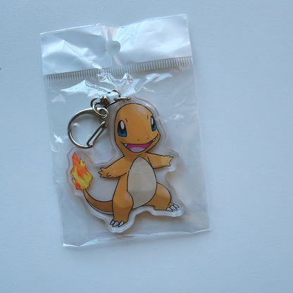 Cartoon Acrylic Keychain Charm