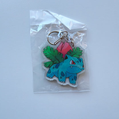 Cartoon Acrylic Keychain Charm