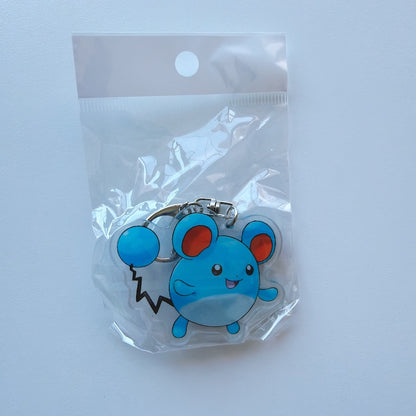 Cartoon Acrylic Keychain Charm