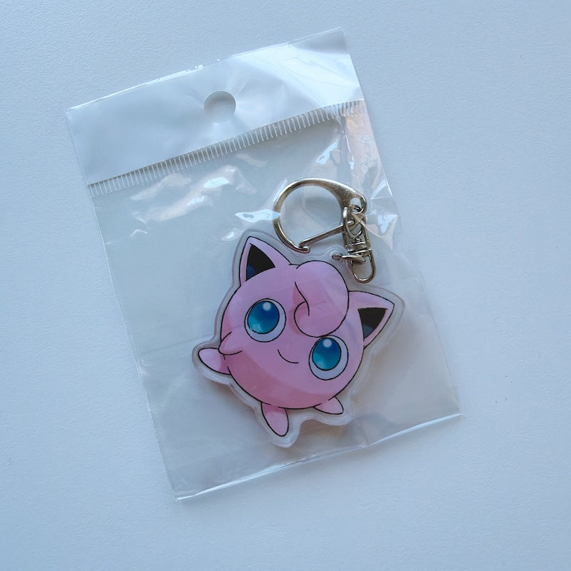 Cartoon Acrylic Keychain Charm