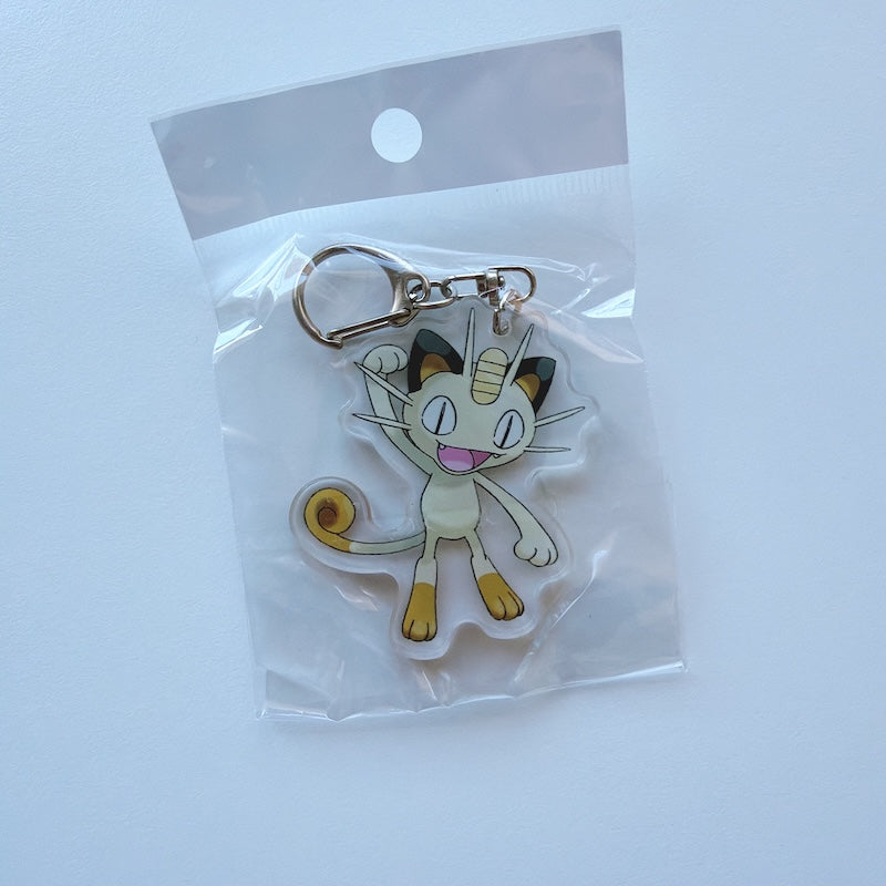 Cartoon Acrylic Keychain Charm