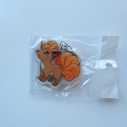 Cartoon Acrylic Keychain Charm