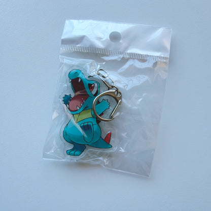 Cartoon Acrylic Keychain Charm