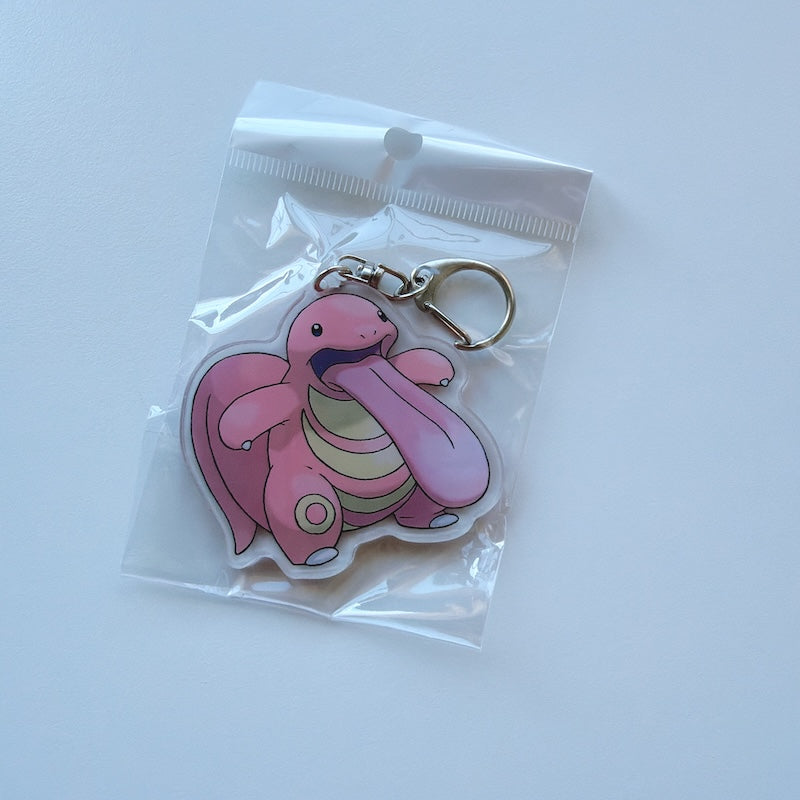 Cartoon Acrylic Keychain Charm