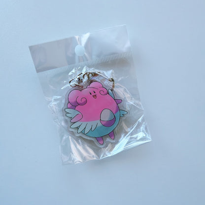 Cartoon Acrylic Keychain Charm