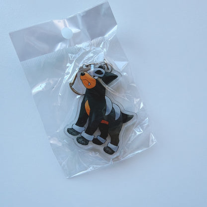 Cartoon Acrylic Keychain Charm
