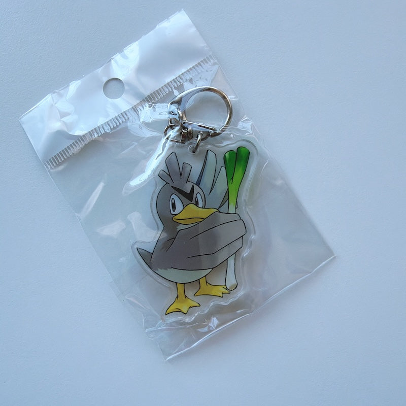 Cartoon Acrylic Keychain Charm