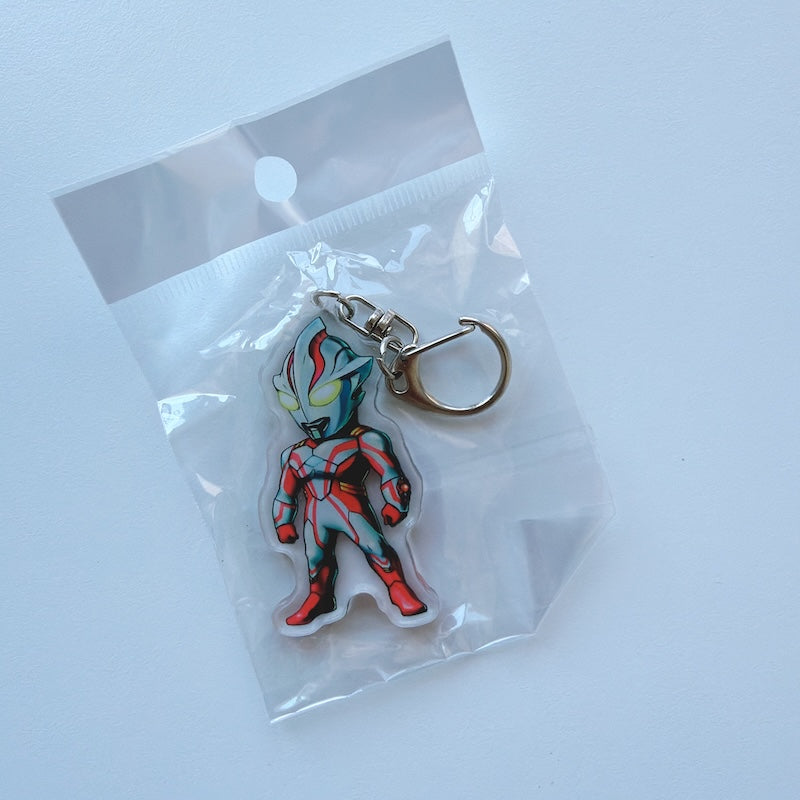 Cartoon Acrylic Keychain Charm
