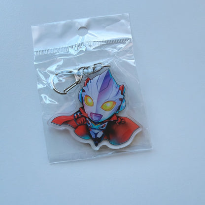 Cartoon Acrylic Keychain Charm