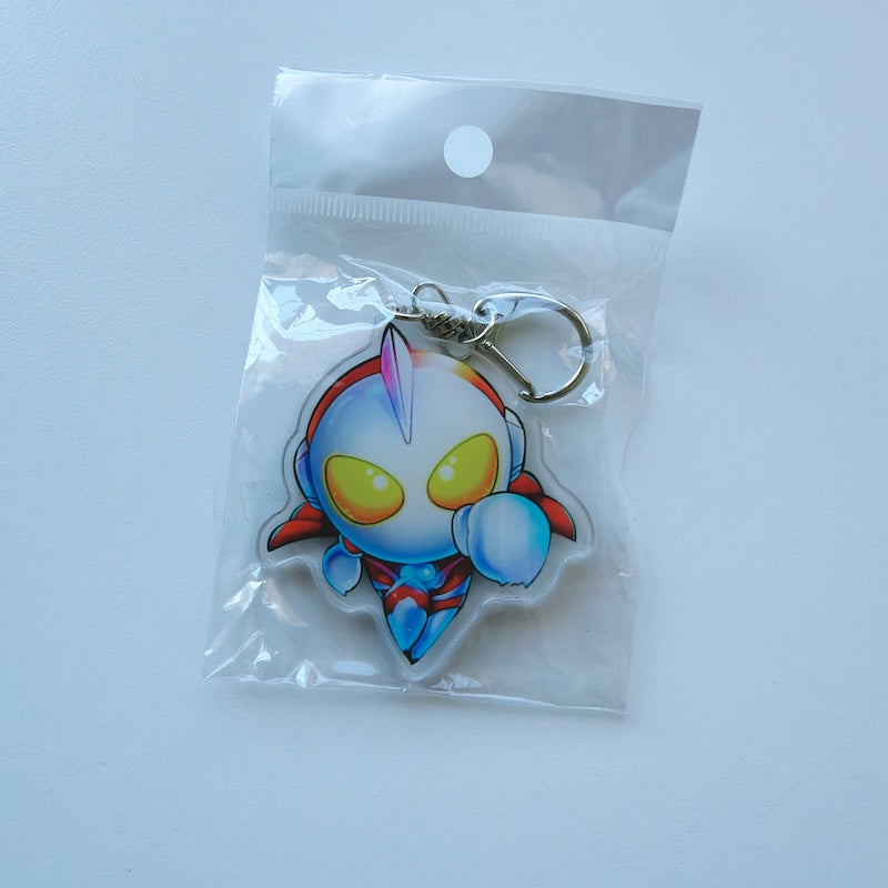 Cartoon Acrylic Keychain Charm