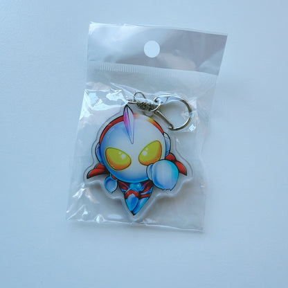 Cartoon Acrylic Keychain Charm