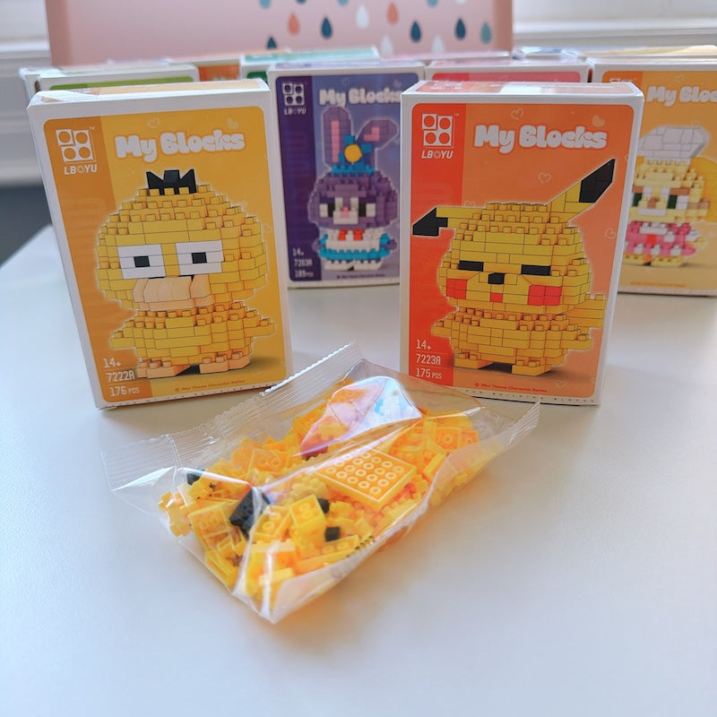 Cartoon Character Building Blocks