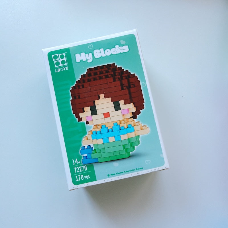 Cartoon Character Building Blocks