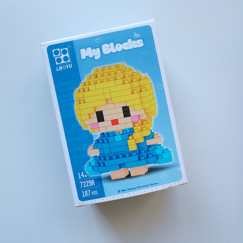 Cartoon Character Building Blocks