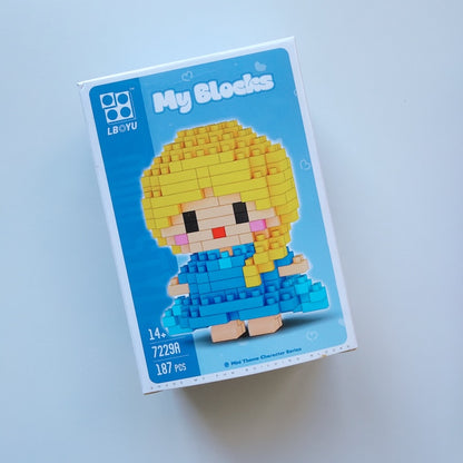 Cartoon Character Building Blocks