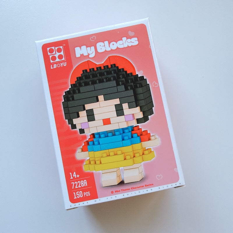 Cartoon Character Building Blocks