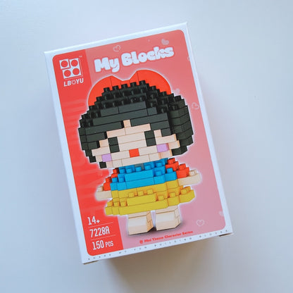 Cartoon Character Building Blocks