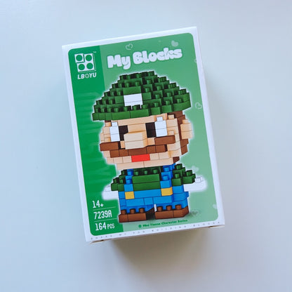 Cartoon Character Building Blocks