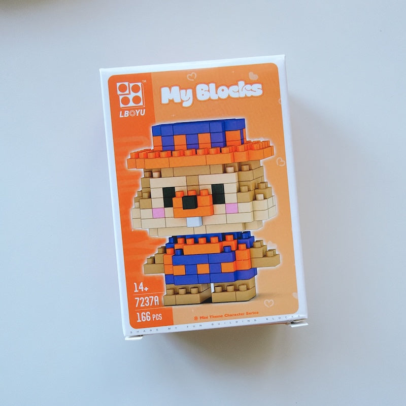 Cartoon Character Building Blocks