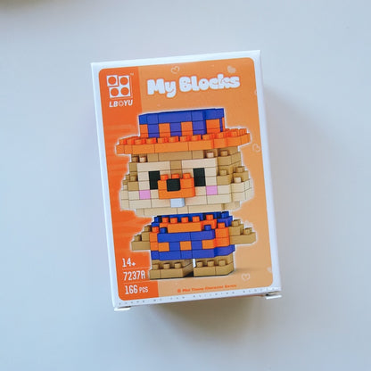 Cartoon Character Building Blocks