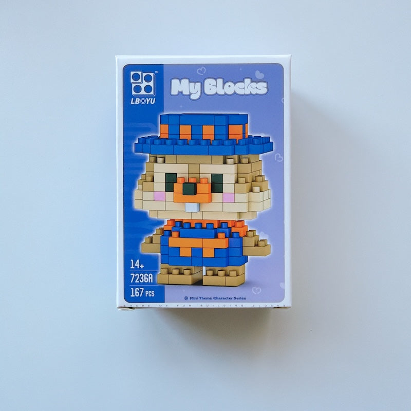 Cartoon Character Building Blocks