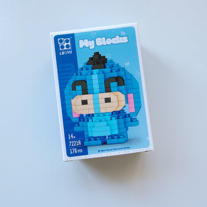 Cartoon Character Building Blocks