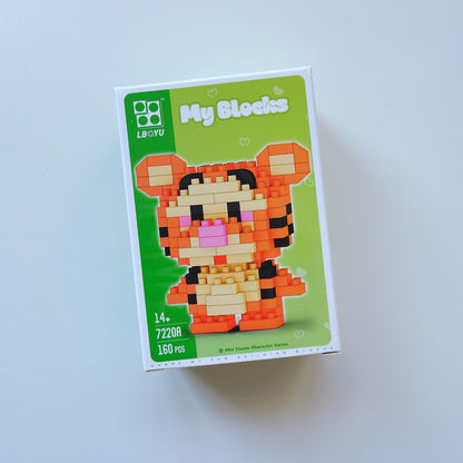 Cartoon Character Building Blocks