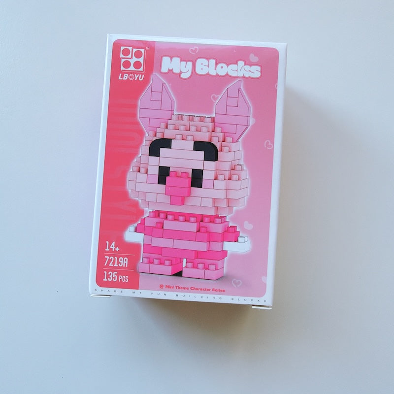 Cartoon Character Building Blocks