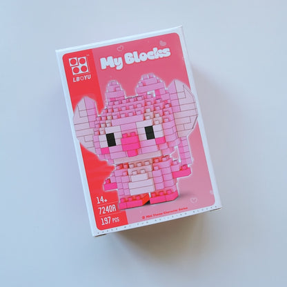 Cartoon Character Building Blocks