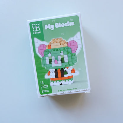 Cartoon Character Building Blocks