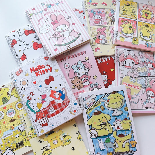 Cute Cartoon Spiral Notebook (A5)
