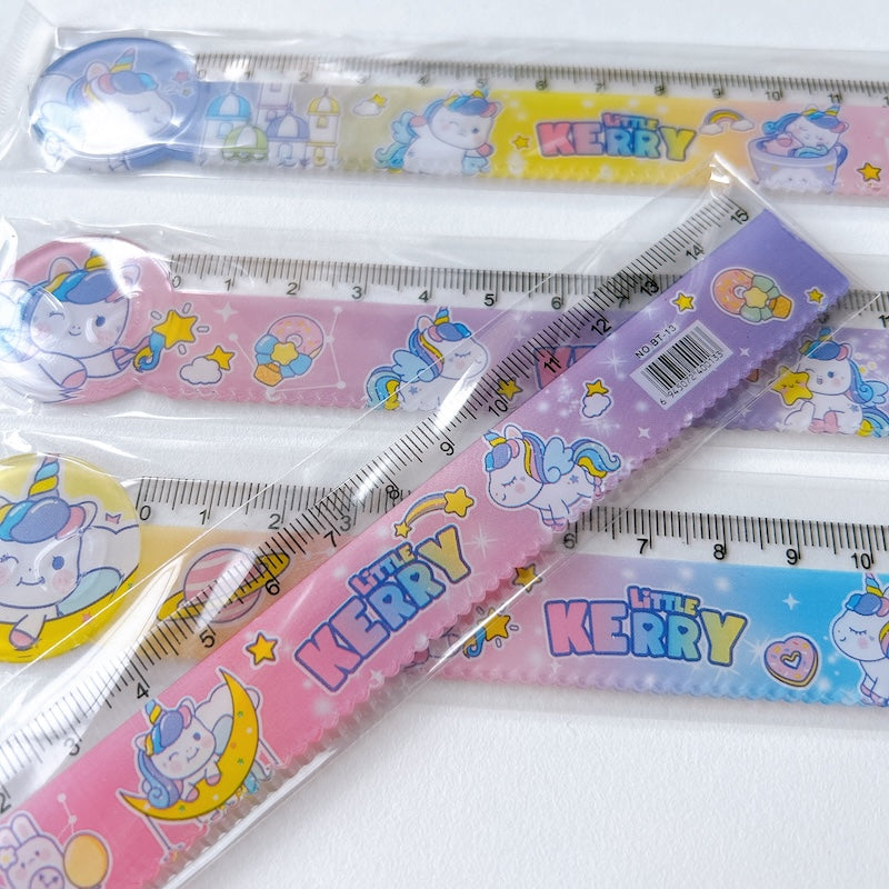 Cute Cartoon 15cm Ruler with Wavy Line