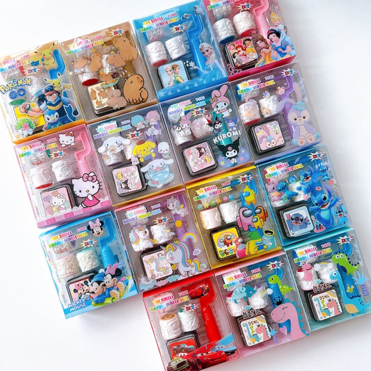 Cute Cartoon Roller Stamp Gift Set