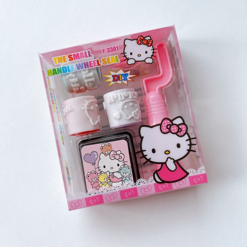 Cute Cartoon Roller Stamp Gift Set